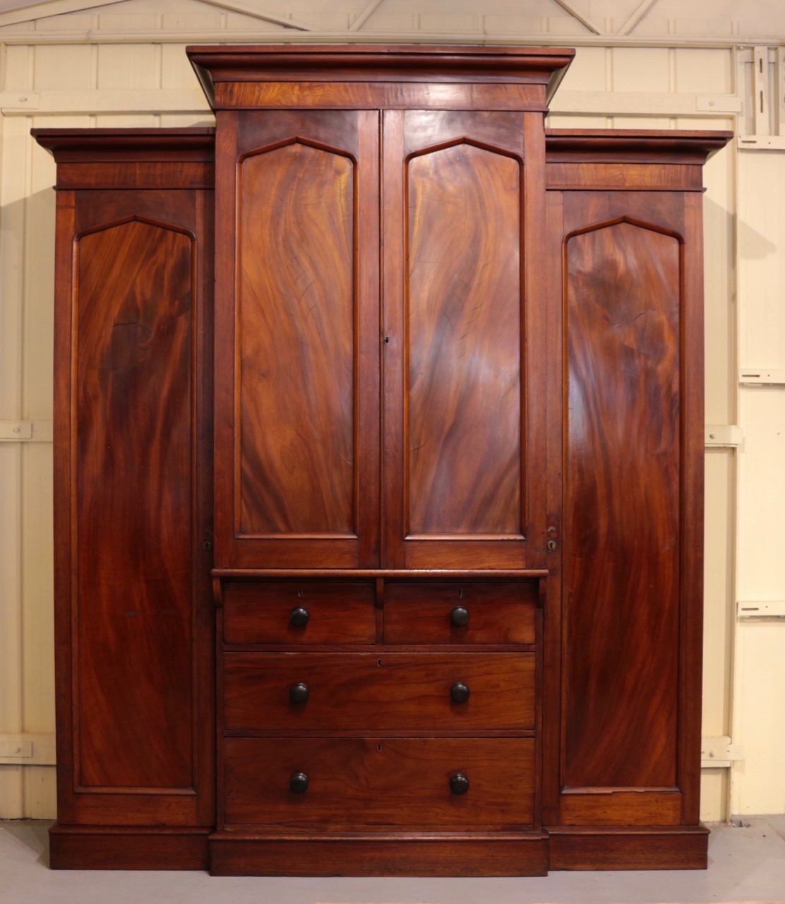 A Single Wardrobe Antique Cedar Wood 